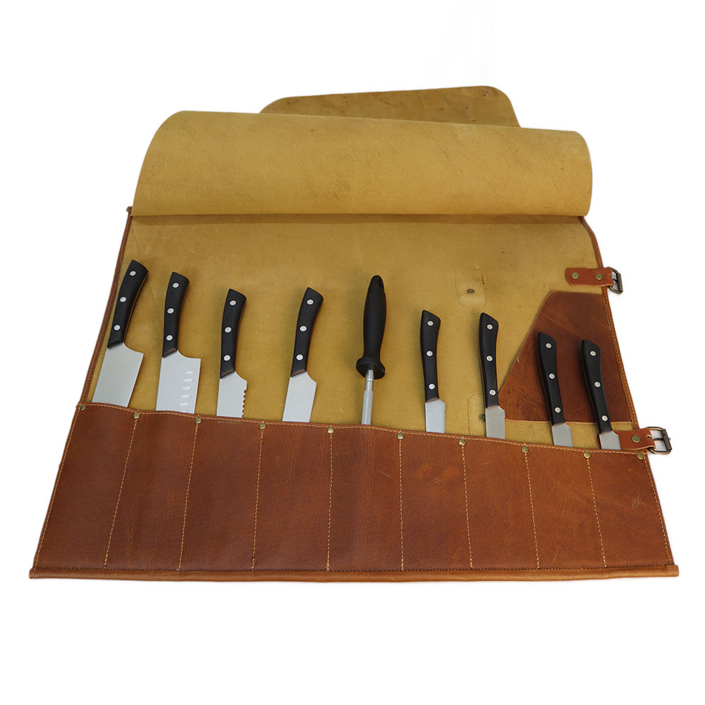 Messerrolle aus Leder – Profi