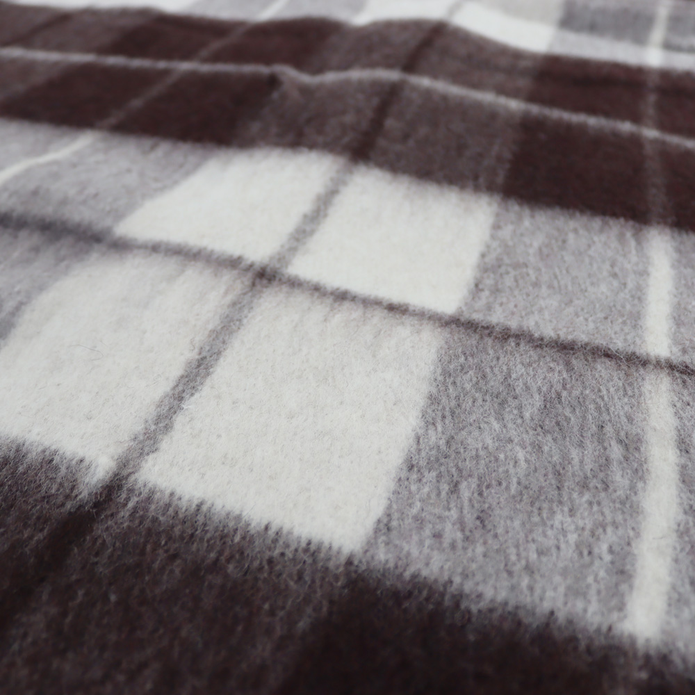 Merino-Wolldecke Chocolate – Ansicht 2