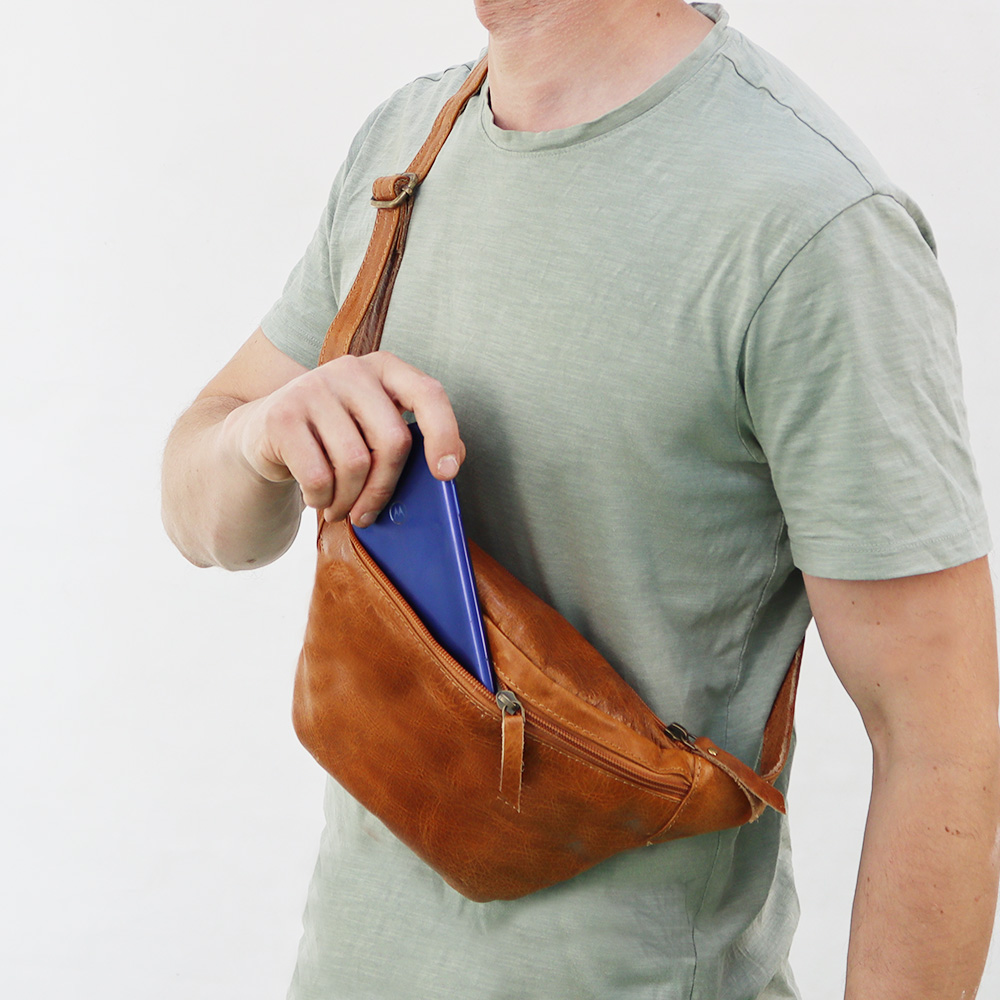 Gürteltasche aus Leder – Lucas – Ansicht 2