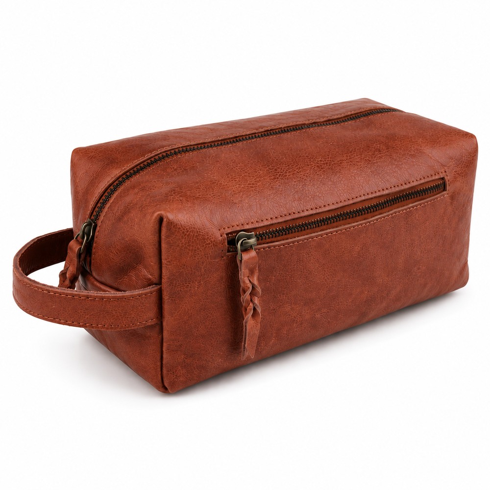 Kulturtasche aus Leder – John