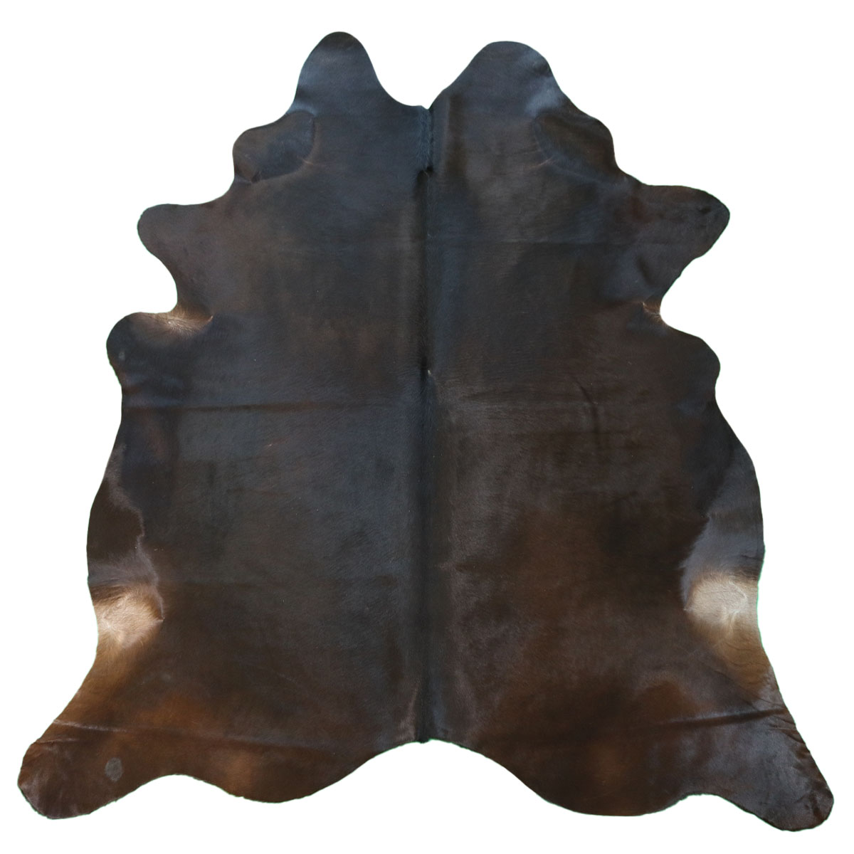 Kuhfell 626 – Dunkel, 210 × 210 cm