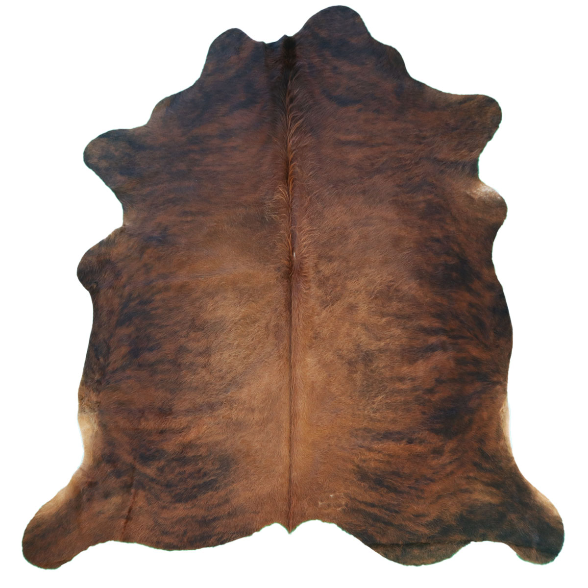 Kuhfell Gestromt 195 × 200 cm – Gesamtansicht, SKU 587