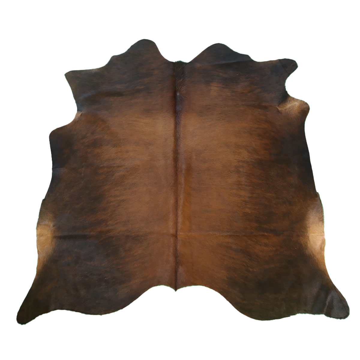 Kuhfell 586 mit rötlich-brauner Färbung, 200 × 195 cm